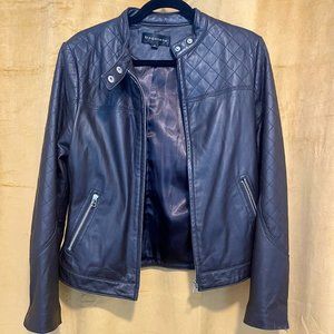 Women's Bagatelle Genuine Leather Dark Brown Jacket